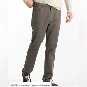 Free Fly Apparel Men’s Stretch Canvas Pant - Smokey Olive
